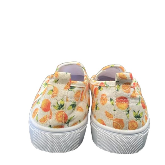 ASOS women’s dotty slip on canvas sneakers spring summer casual cheap white sz 9 - Picture 4 of 4